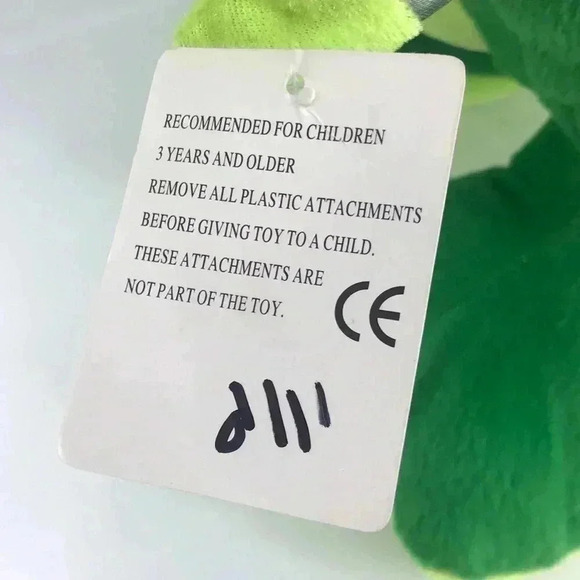 CLASSIC TOY PLUSH GREEN DINOSAUR SUNGLASSES AND HEADPHONES STUFFED ANIMAL - Picture 14 of 14